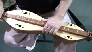 Folkcraft Instruments mountain dulcimer demonstration, serial number 8092963