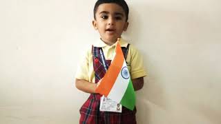 Jana Gana Mana kids#National Anthem#Jan Gan Man Adhinayak Jay hey# by Jeevansh jawla(3years)