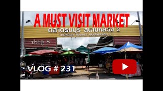 Thonburi Market Sanam Luang 2 Bangkok Thailand
