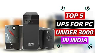 Top 5 Best UPS For Computer In India 2024 | UPS For Computer Under 3000 |UPS For PC |UPS For Desktop