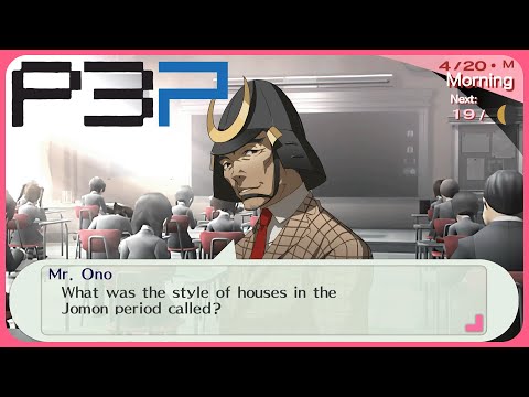 Persona 3 Portable: Classroom Question 4/20