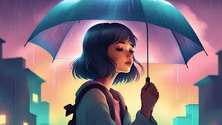 Lofi Rainy Day Vibes: Girl with Umbrella | Serene Rain Sounds