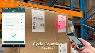 Multi Barcode Label Scanning - Cycle Counting with Ventory 3 0 - Zebra TC57