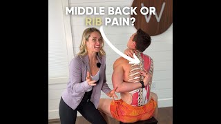 Rib Pain? Upper Back Pain? #Shorts #Short #backpain