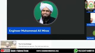 Engineer Muhammad Ali Mirza Junior Jahlmi Mufti Mubasher Shah se Live Munazra se Bhaag Gaya