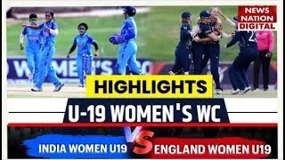 2023 ICC Under 19 Women's T20 World Cup IND W vs ENG W Final Highlights Match Highlights