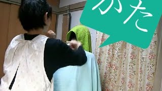 【ＡＳＭＲ】座位での肩たたき、頭皮マッサージ【りらく屋】 japanese sholder \u0026head massage