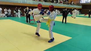 第14回全国新人戦／組手／成年部 女子／ミドル級（決勝）／ITFテコンドー