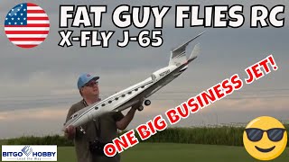 X-FLY J-65 ONE BIG RC BUSINESS JET! by Fat Guy Flies RC