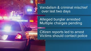 Houlton police chief credits public for tips that led to arrest of burglary suspect