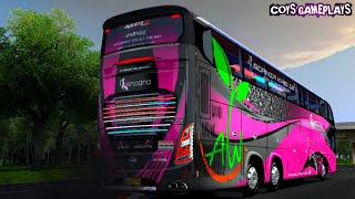 KODENAME KNALPOT KELUAR ASAP HITAM V4.3.2 // BUS SIMULATOR INDONESIA