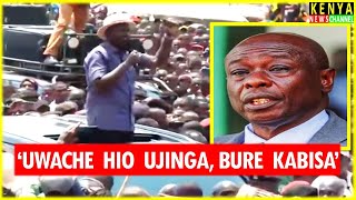 Ruto ANGRY speech today at Bungoma Town - Listen what he told Gachagua