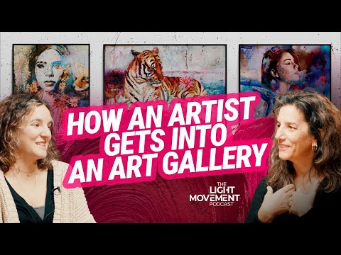 Get represented by art galleries using this strategy