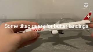 Unboxing of a Swiss 777-300 model 1:400 scale in limited edition!