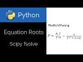 Python 🐍 Equation Roots with fsolve