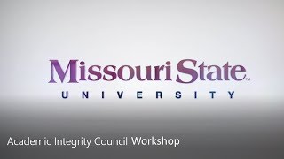 Academic Integrity Council Workshop by Katie Stinnett - Part 1