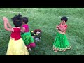 kids playing batukamma in usa