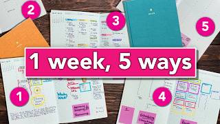 5 Functional Ways to use your Weekly Planner