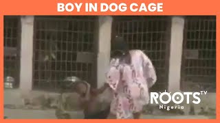 Woman Locks Boy in Dog Cage