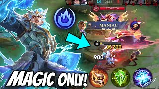 MANIAC WITH GATOTKACA MAGE BUILD!!!😱 BEST BUILD + NEW EPIC SKIN!