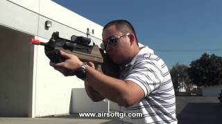 Airsoft GI -G\u0026G FN Herstal F2000 License by Cyber Gun Effective Range Test