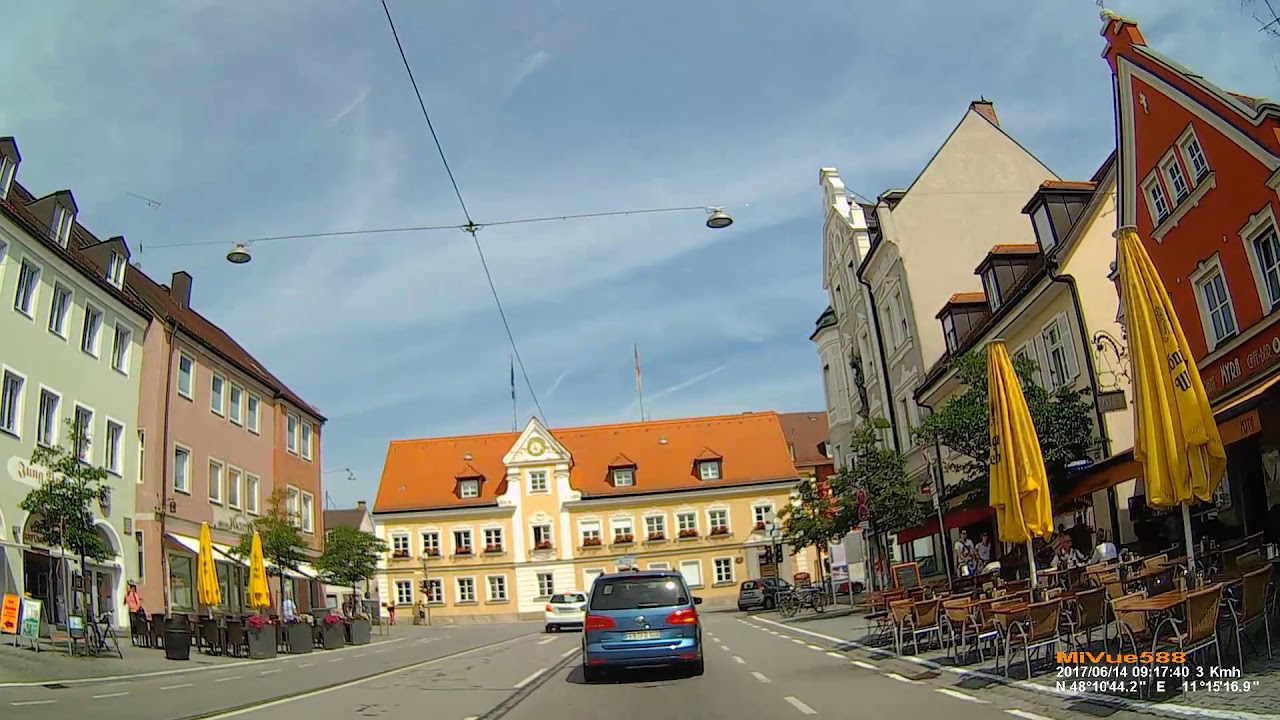 D: Große Kreisstadt Fürstenfeldbruck. Landkreis Fürstenfeldbruck. Fahrt ...