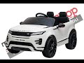 Montaggio Auto Elettrica Macchina per Bambini LAND ROVER EVOQUE 12V