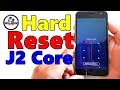 Hard Reset Samsung Galaxy J2 Core SM-J260, Como Formatar, Desbloquear, Restaurar