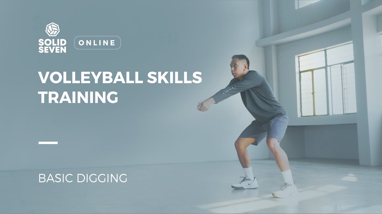 Volleyball Skills Training - BASIC DIGGING - YouTube