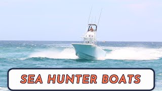 SEA HUNTER BOATS / BOCA RATON INLET BOAT VIDEOS / CUSTOM YACHT SHIRTS