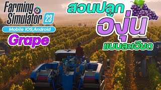 Farming Simulator 23 ภารกิจที่ 3 สอนด้วย เล่นด้วย ปลูกองุ่น เกมฟาร์มที่ดีที่สุด #EP3