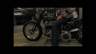 Classic 1947 Harley Davidson Knucklehead Motorcycle