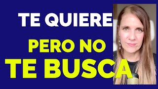 NO siempre quien TE QUIERE se ACERCA A TI