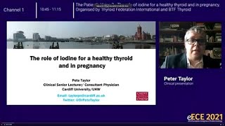 BTF/TFI e-ECE 2021: "The role of iodine for a healthy thyroid and in pregnancy"