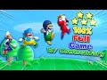 New Super Mario Bros Wii 4 Player 100% Full Game Walkthrough