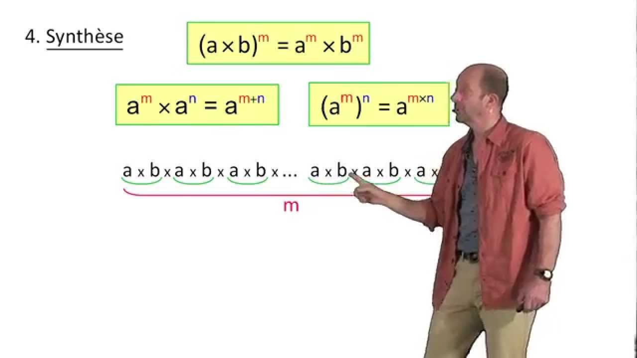 Puissance Et Exposant : Règles De Calcul - YouTube