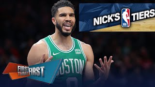 Celtics history bound, Knicks lack offense, Lakers trending in Nick's NBA Tiers | FIRST THINGS FIRST