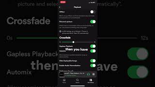 How to get Crossfade on Spotify
