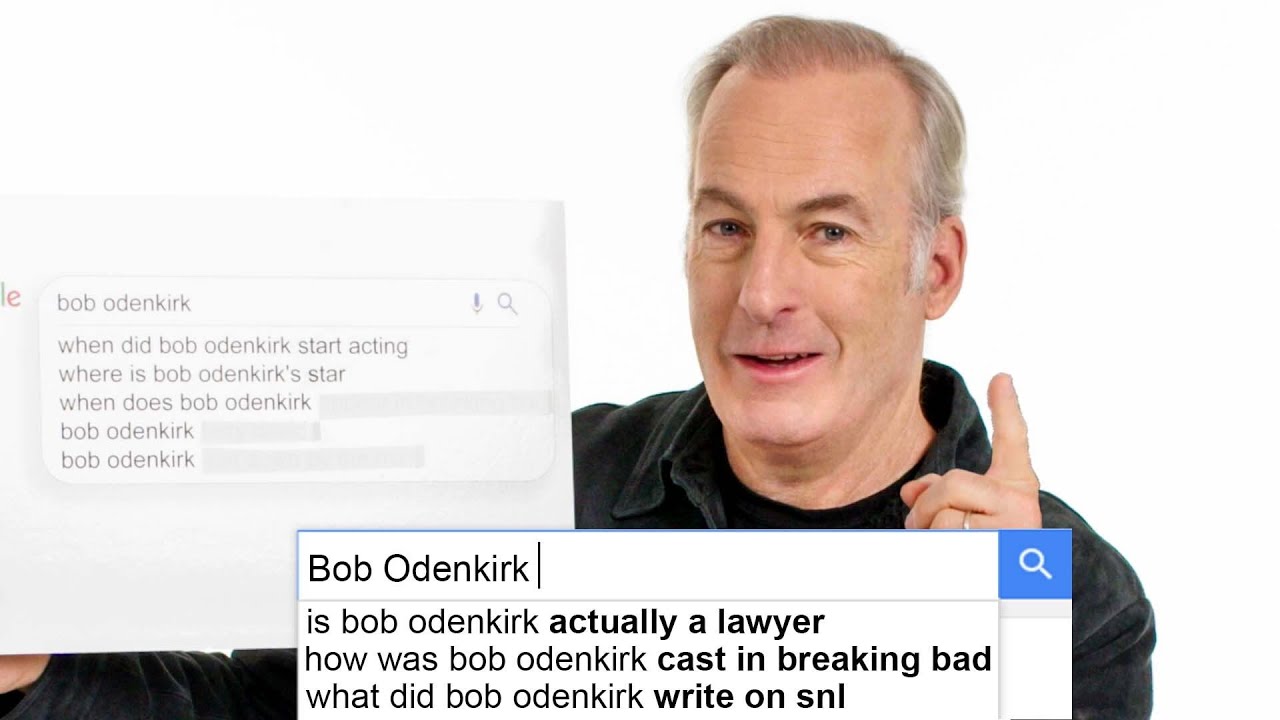 Bob Odenkirk Answers The Web's Most Searched Questions