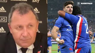 All Blacks head coach Ian Foster reacts to 25-40 loss to France in Paris | RugbyPass