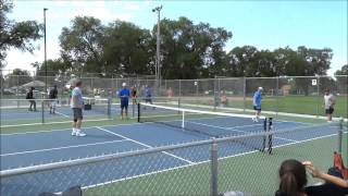 2015 Ogden Pickleball Tournament Del Vecchio/White VS Titze/Cox