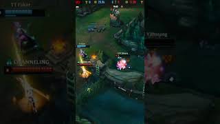 T1 Faker LeBlanc SoloKill DFM Yaharong Ahri - T1 vs DFM  2022 League of Legends MSI #shorts