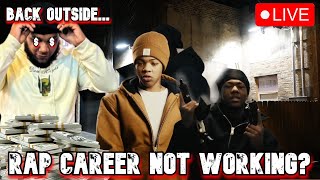 FullyChop \u0026 QuanGetEmGone IG Live | Back Sliding | Rap Career Not Working | LouVisuals No Money PT 2