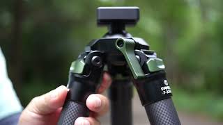 FANAUE Carbon Fiber Hunting Tripod Quick Release Rifle Clamp Saddle Gun Mount Arca Swiss Adapter