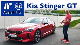 2019 KIA Stinger 3.3 T-GDI V6 AWD - Kaufberatung, Test deutsch, Review, Fahrbericht Ausfahrt.tv