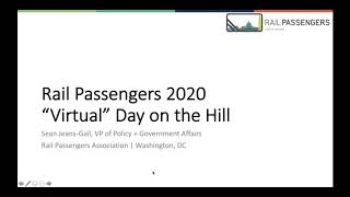 Rail Passengers | Pre-Day on the Hill Council Briefing | March 30th, 2020