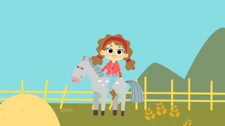 Cartoons For Girls - Lisa's dresses - At the Farm - Animation For Kids