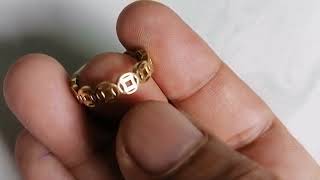 Chinese Gold Plated Coins Ring