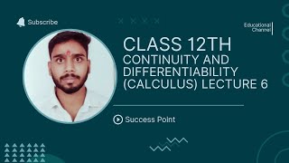 #Continuity and differentiability#class 12th#ncert#