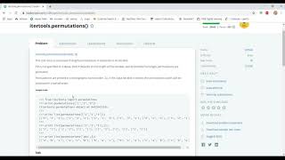 itertools permutations HackerRank | Coding in Lockdown